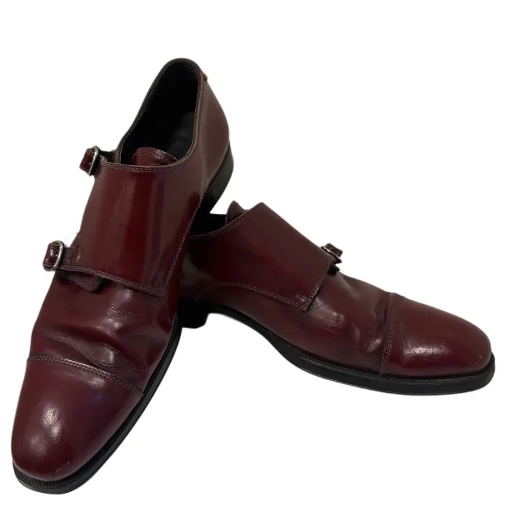 To Boot New York Adam Derrick Double Monk Strap Dress Shoes Made in Italy